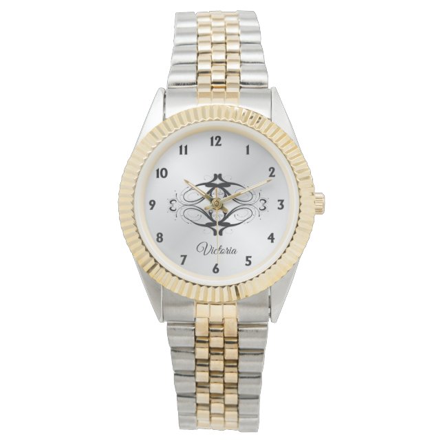 Simple Personalized Scroll Watch (Front)