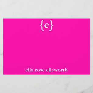 Simple Personalized Stationary Stationery