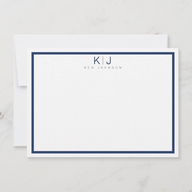 Simple Personalized Thank You Greeting Card (Front)