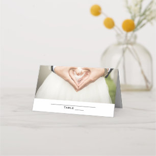 Simple Personalized Wedding Place Card