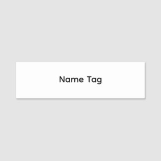 Simple Personnalisé | Étiquette de nom classique