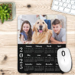 Simple Photo 2025 Calendar Custom 12 Month Modern Mouse Pad<br><div class="desc">Introducing the 2025 Modern Family Mousepad Calendar! This versatile desk accessory seamlessly combines functionality with style, perfect for any home office or workspace. Featuring a sleek, simple design, this mousepad includes a convenient calendar for easy reference throughout the year. What sets this mousepad apart is the customizable photo feature, allowing...</div>