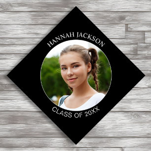 Simple Photo Class of 20xx Graduation Cap Topper