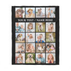 Simple Photo Collage 20 Picture Personalized Black