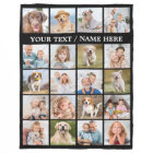 Simple Photo Collage 20 Picture Personalized Black