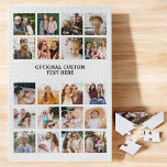 Simple Photo Collage 20 Picture Personalized Jigsaw Puzzle<br><div class="desc">This Simple Photo Collage 20 Picture Personalized Jigsaw Puzzle is the perfect way to showcase your favourite memories. With room for 20 photos, it makes a meaningful and unique gift for loved ones, or a fun keepsake for yourself. Whether it’s family vacations, birthdays, or special moments, this puzzle is designed...</div>