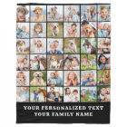Simple Photo Collage Black Personalized 36 Picture