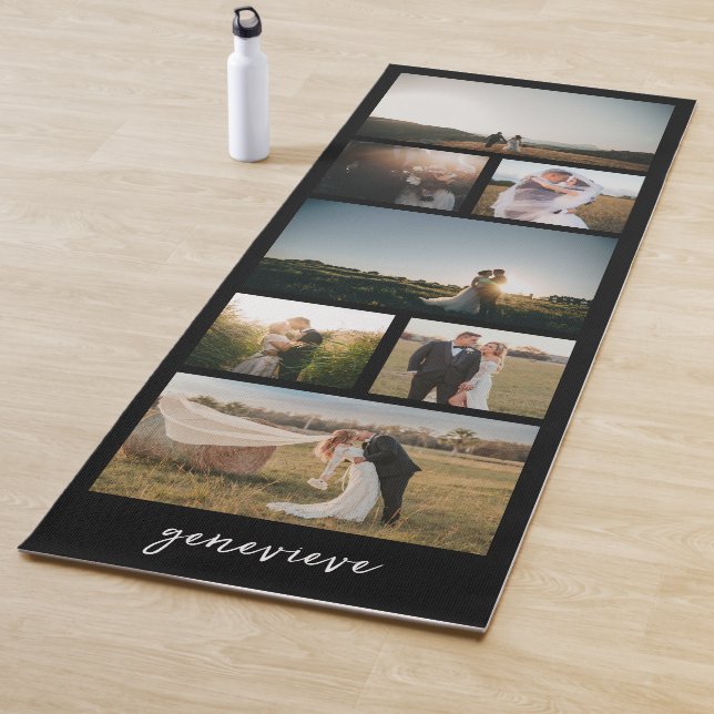 Simple Photo Collage Modern Yoga Mat (In Situ)