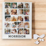 Simple Photo Collage Personalized Instagram Family Jigsaw Puzzle<br><div class="desc">Capture your cherished memories with this Simple Photo Collage Picture Personalized Jigsaw Puzzle. Featuring space for your favourite photos, this puzzle creates a stunning visual display of your special moments. Personalize it with your own images to make a unique gift for friends, family, or even yourself. Perfect for birthdays, anniversaries,...</div>