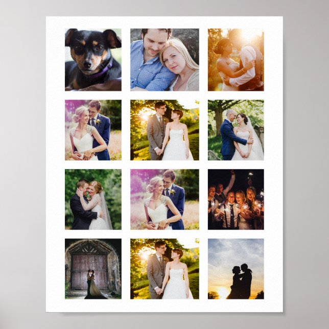 Simple Photo Collage Poster (Front)