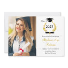 Simple Photo College Graduation Announcement