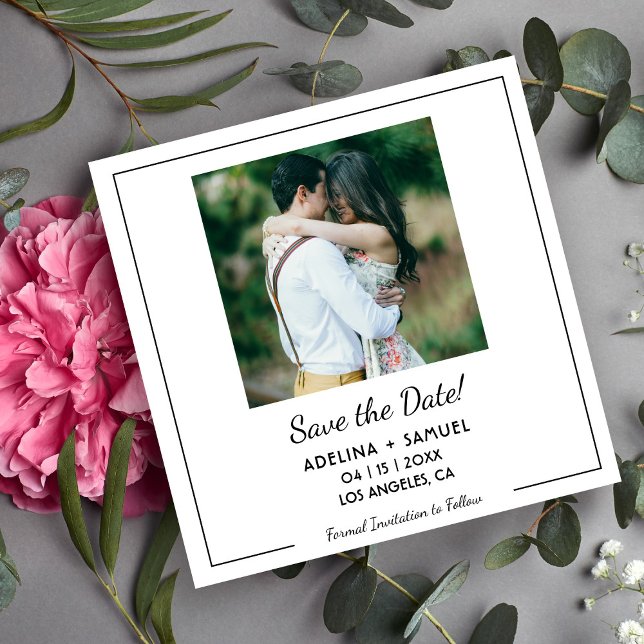 Simple photo de mariage minimaliste à petit budget (Créateur téléchargé)
