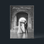Simple Photo Elegant Christmas Holiday Card<br><div class="desc">Modern Christmas card featuring a simple design with "Merry Christmas" in an elegant script over your favourite photo.</div>