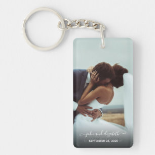 Simple Photo Élégant Script Couple Mariage Personn