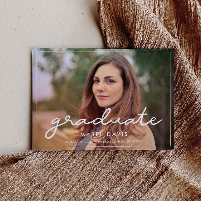 Simple Photo graduation announcement (Creator Uploaded)