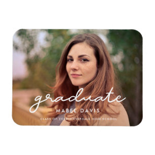 Simple Photo graduation Magnet