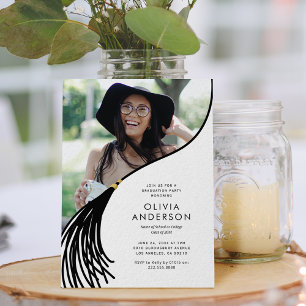 Simple Photo Graduation Party Invitation