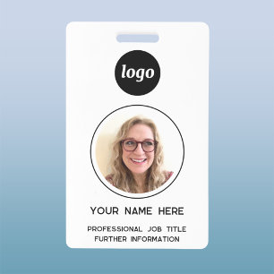 Simple Photo ID Nametag Badge