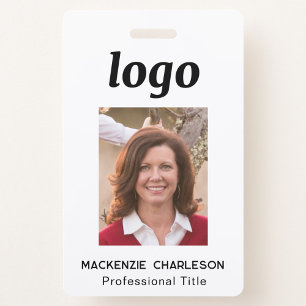 Simple Photo ID Nametag Badge