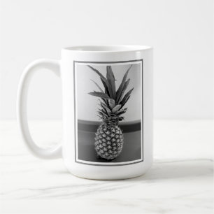 Simple Photo of a Pineapple with Customizable Text Coffee Mug