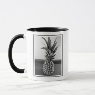 Simple Photo of a Pineapple with Customizable Text Mug