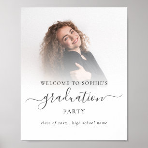 Simple Photo Overlay Welcome Graduation 2024 Grad  Poster
