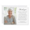 Simple Photo Personalized Message Funeral 