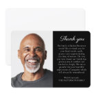 Simple Photo Personalized Message Funeral 