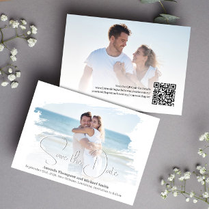 Simple Photo Save the Date Script Wedding 