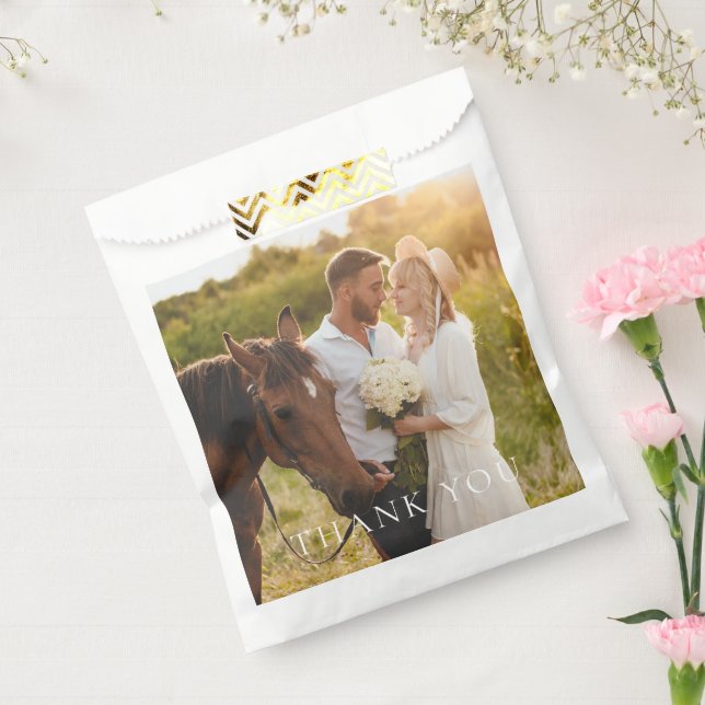 Simple Photo Thank You Favour Favour Bag (Sealed)