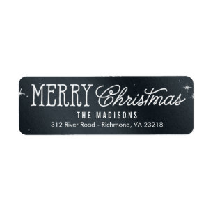 Simple Phrase Editable Colour Holiday Address