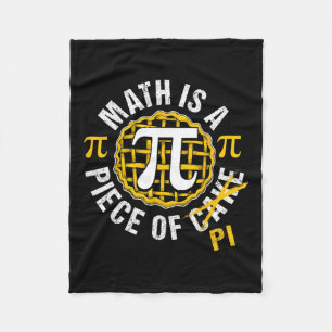 Simple Pi Symbol Shirt National Pi Day Gift Fleece Blanket