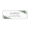 Simple Pine Sprigs Return Address Labels