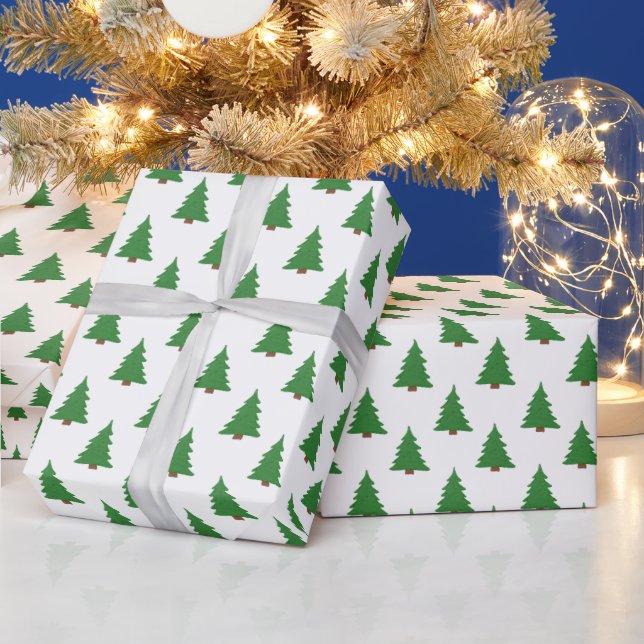 Simple Pines Wrapping Paper (Holidays)