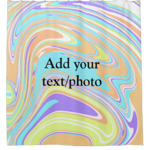 Simple pink blue orange yellow abstract add name t