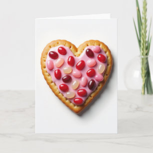 Simple Pink Candy Heart Card