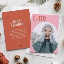Simple Pink Christmas Cheer 