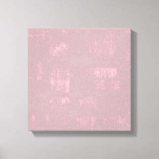Simple Pink Grey Mallow Abstract Canvas Print