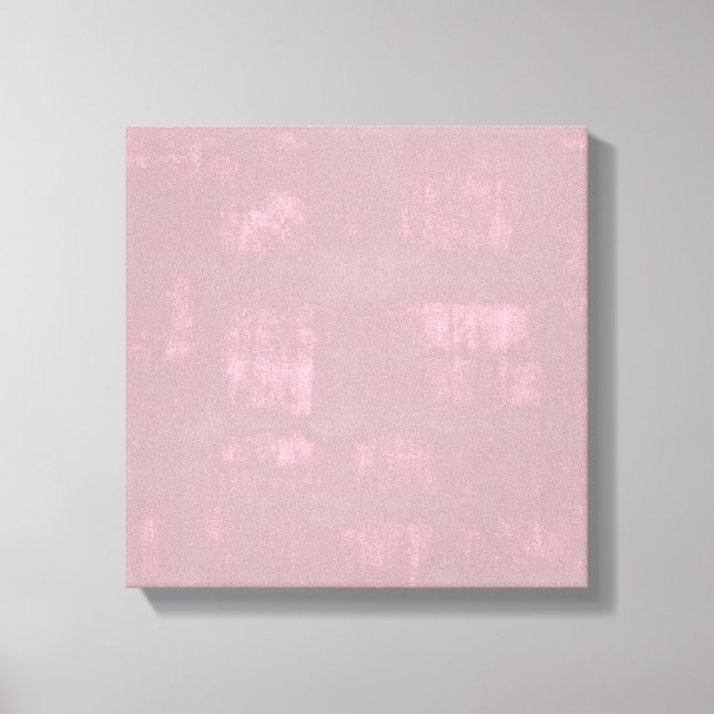 Simple Pink Grey Mallow Abstract Canvas Print (Front)