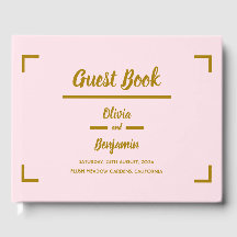 Simple Pink Handwritten Script Wedding