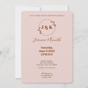 Simple Pink Invitation