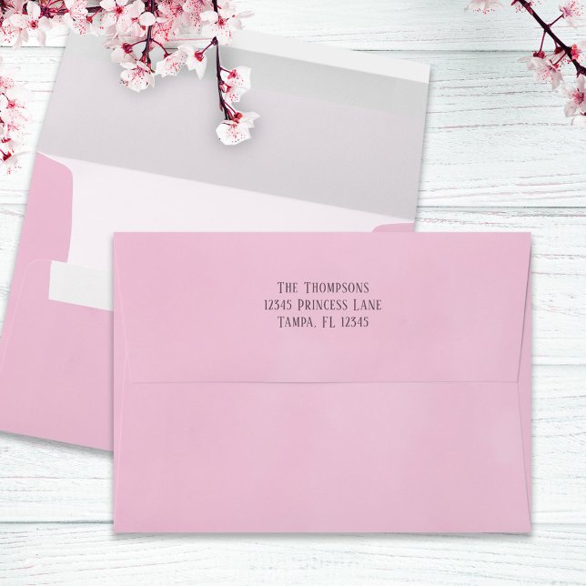 Simple Pink Minimalist Cute Two Colours Basic Envelope (Creator Uploaded)