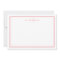 Simple Pink Minimalist Monogram Two Border