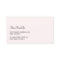 Simple Pink Monogram Modern FAUX Silver Striped