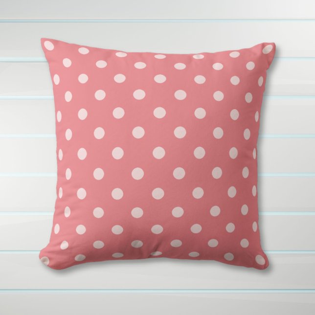 Simple Pink Pattern Nursery Decor Throw Pillow (Creator Uploaded)