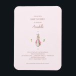 Simple Pink Peter the Rabbit Magnet<br><div class="desc">Simple Pink Peter the Rabbit</div>