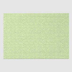 Simple pink Polka Dots with Light Green Background Tissue Paper