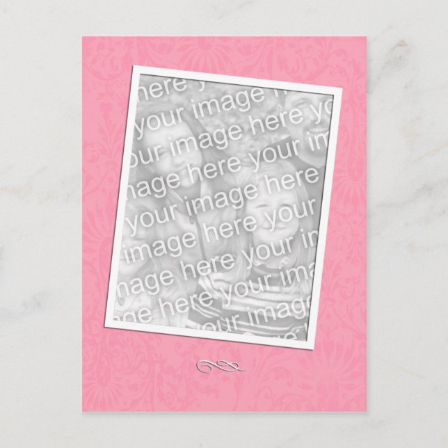 Simple Pink Postcard (Front)