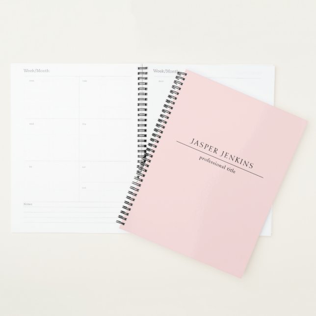 Simple Pink Professional Minimal Modern Business (Devant avec enveloppe)