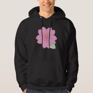 Simple Pink Sakura Cherry Blossom  for Women for S Hoodie